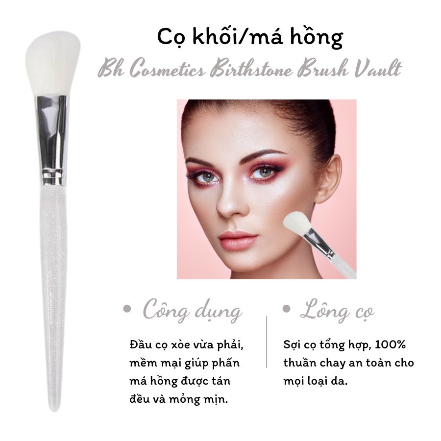 Cọ Khối Và Má Hồng Bh Cosmetics Birthstone Diamond