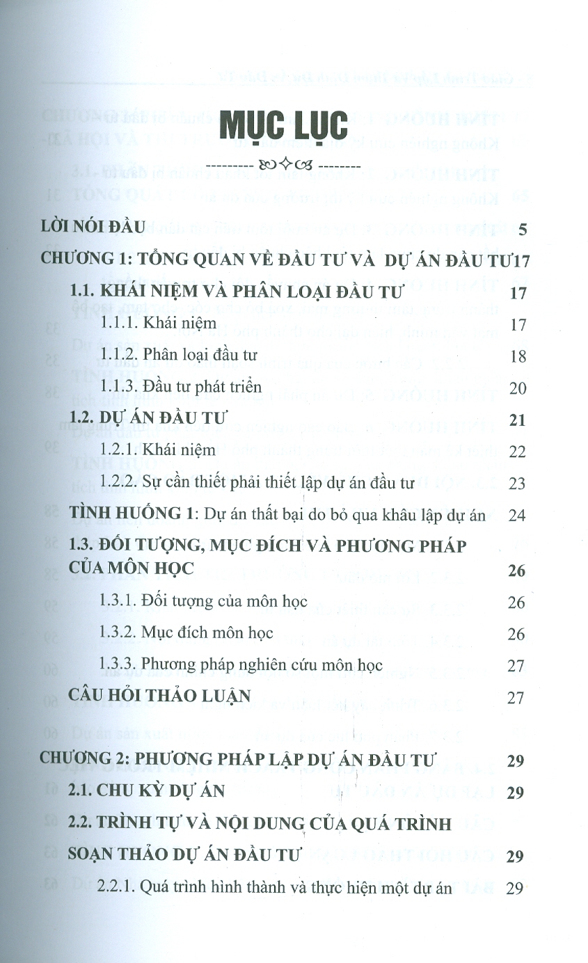 Giáo trình Lập Và Thẩm Định Dự Án Đầu Tư: Lý Thuyết - Tình Huống Thực Tế Và Bài Tập (Sách dành cho những người muốn khởi nghiệp thành công) - Đỗ Phú Trần Tình (Chủ biên); Nguyễn Thanh Huyền; Nguyễn Văn Nên; Trần Thị Kim Đào; Lê Thị Phương Loan)