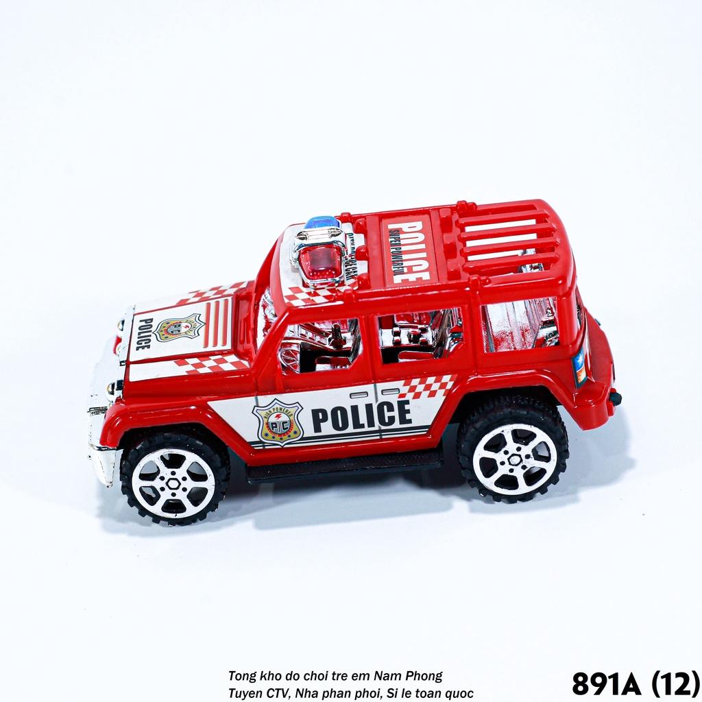 Xe cảnh sát 891A - Đồ chơi thông minh cho trẻ em - Quà tặng sinh nhật