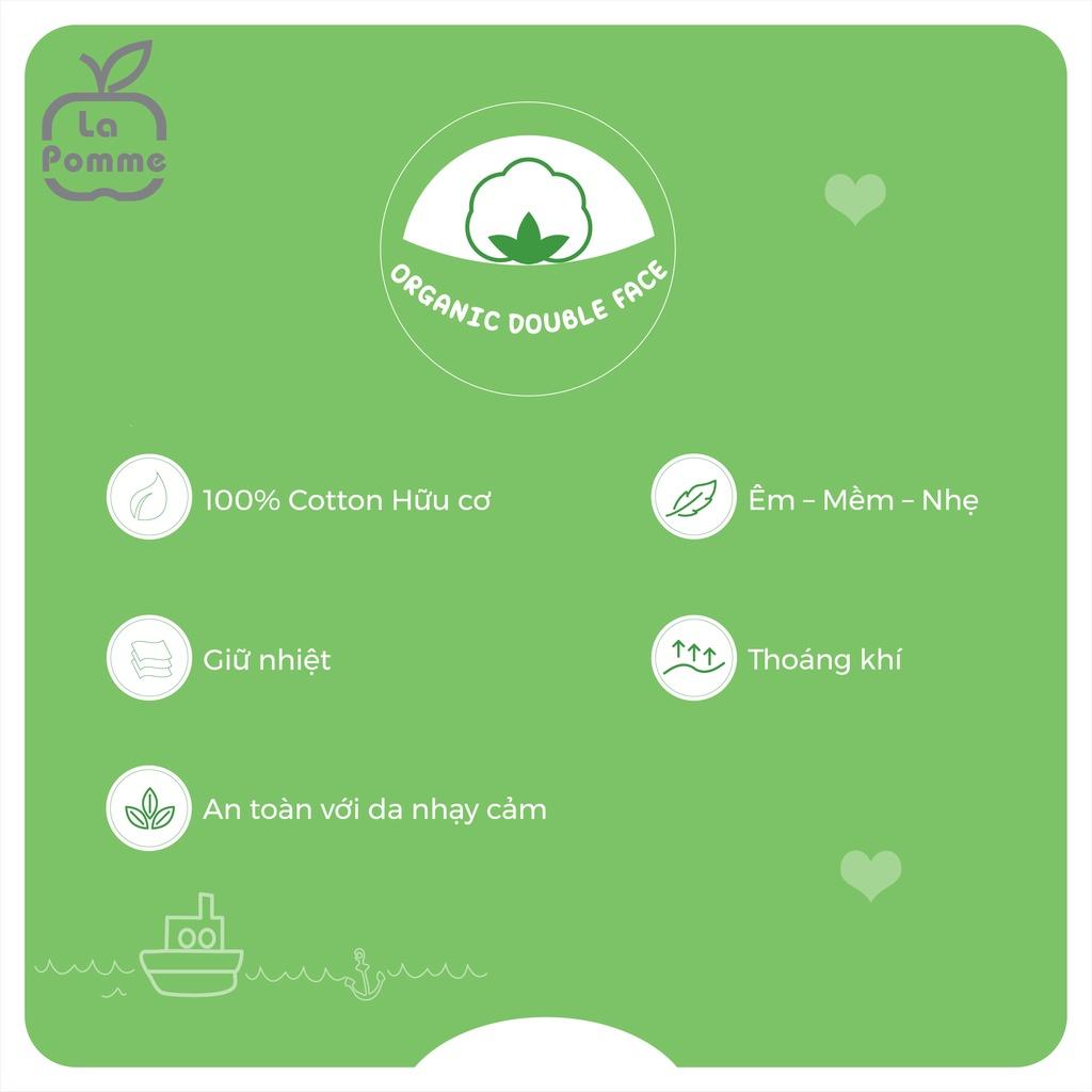 SB001 Túi ngủ Organic trẻ em La Pomme - Hồng