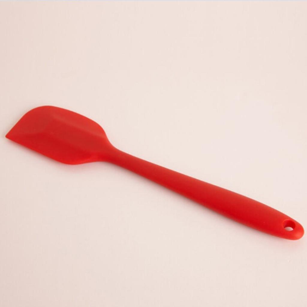 Long Handle Silicone Spatula Heat-Resistant Cake Decorating Scraper