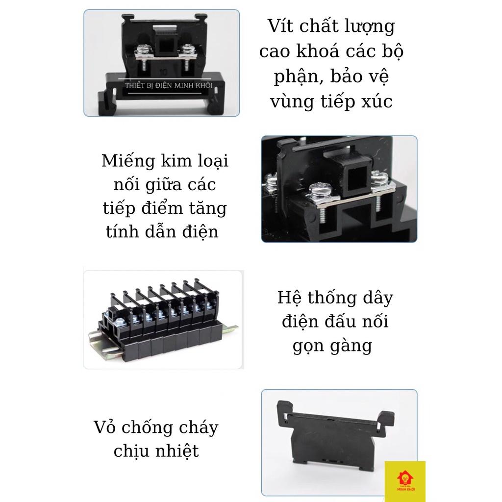 Cầu Đấu Mắt Rời TBR 10A, 20A,30A,cầu đấu dây điện domino tép,terminal tép TBR-20A, 10A,30A