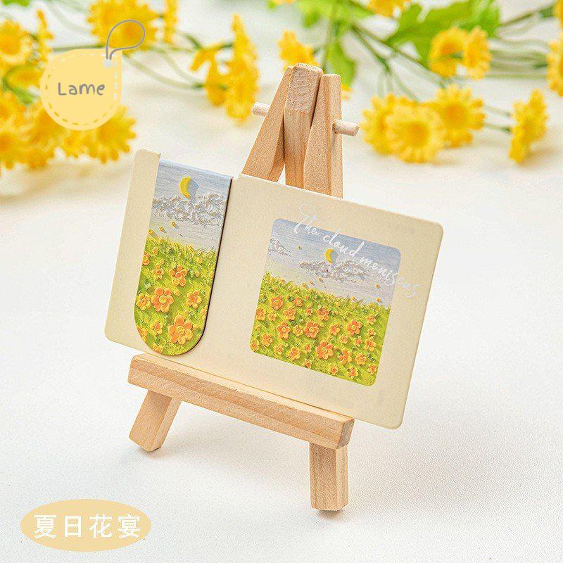 Đánh dấu sách nam châm bookmark hình tranh sơn dầu nghệ thuật LAME STORE