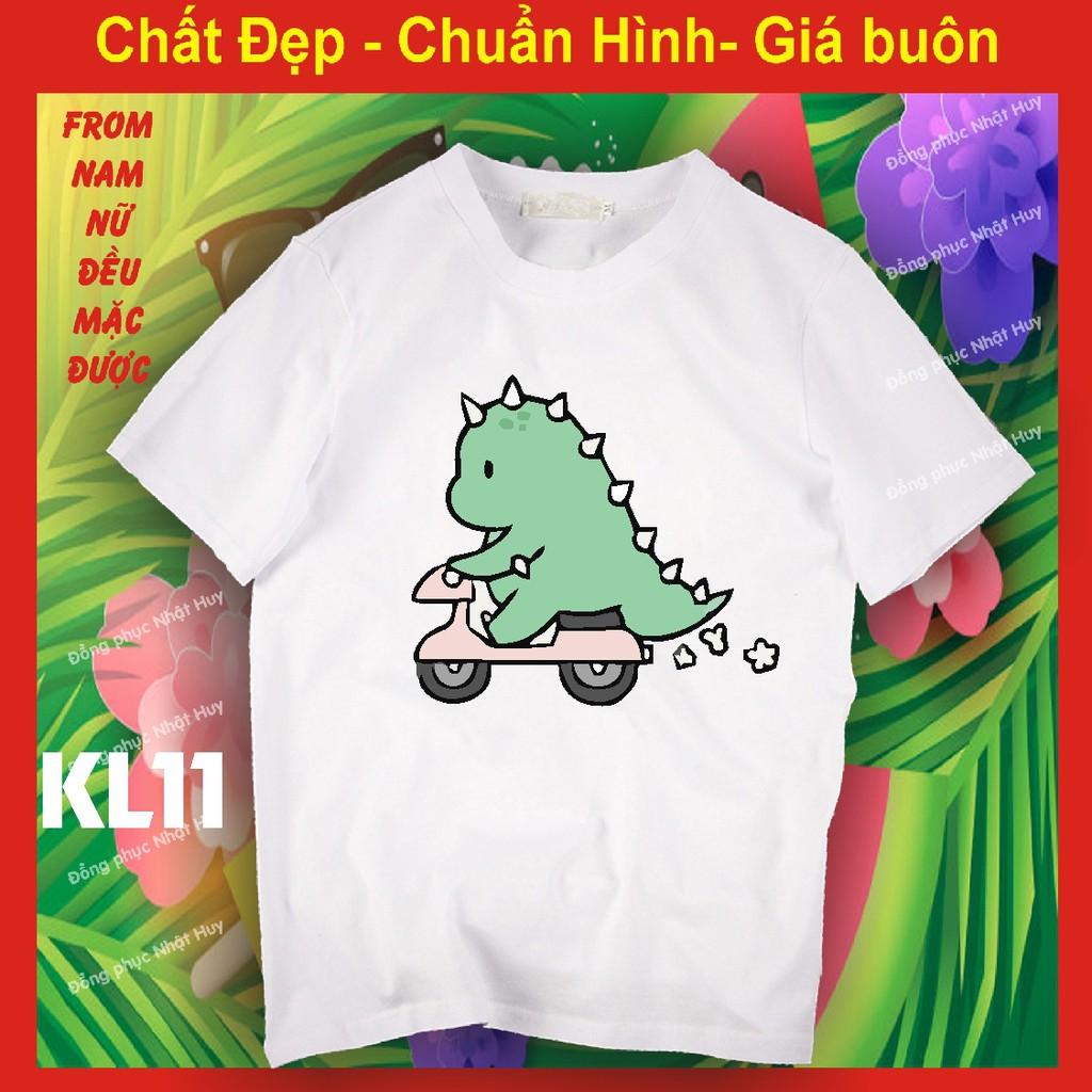 áo thun khủng long chibi 10