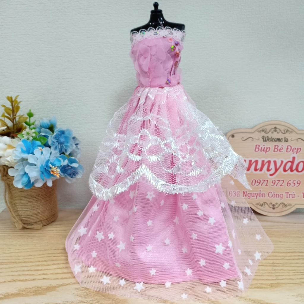 Các mẫu váy dạ hội cúp ngực cho búp bê 30cm Adhshop