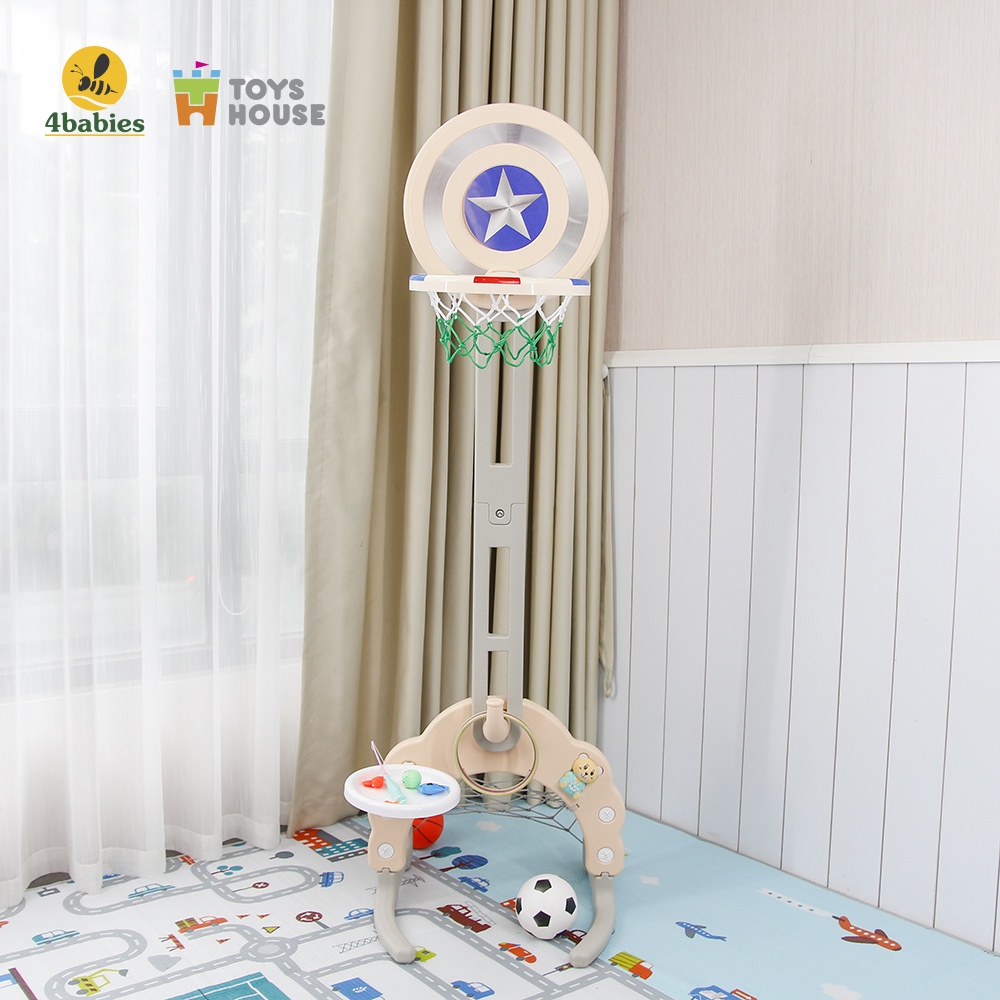 Bộ đồ chơi thể thao đa năng cho bé: Bóng đá, ném vòng, bóng rổ, Golf Toys House WM19046