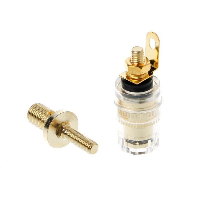1 Cặp Giắc Cắm Bắp Chuối 4mm Cho Loa Khuếch Đại Âm Thanh