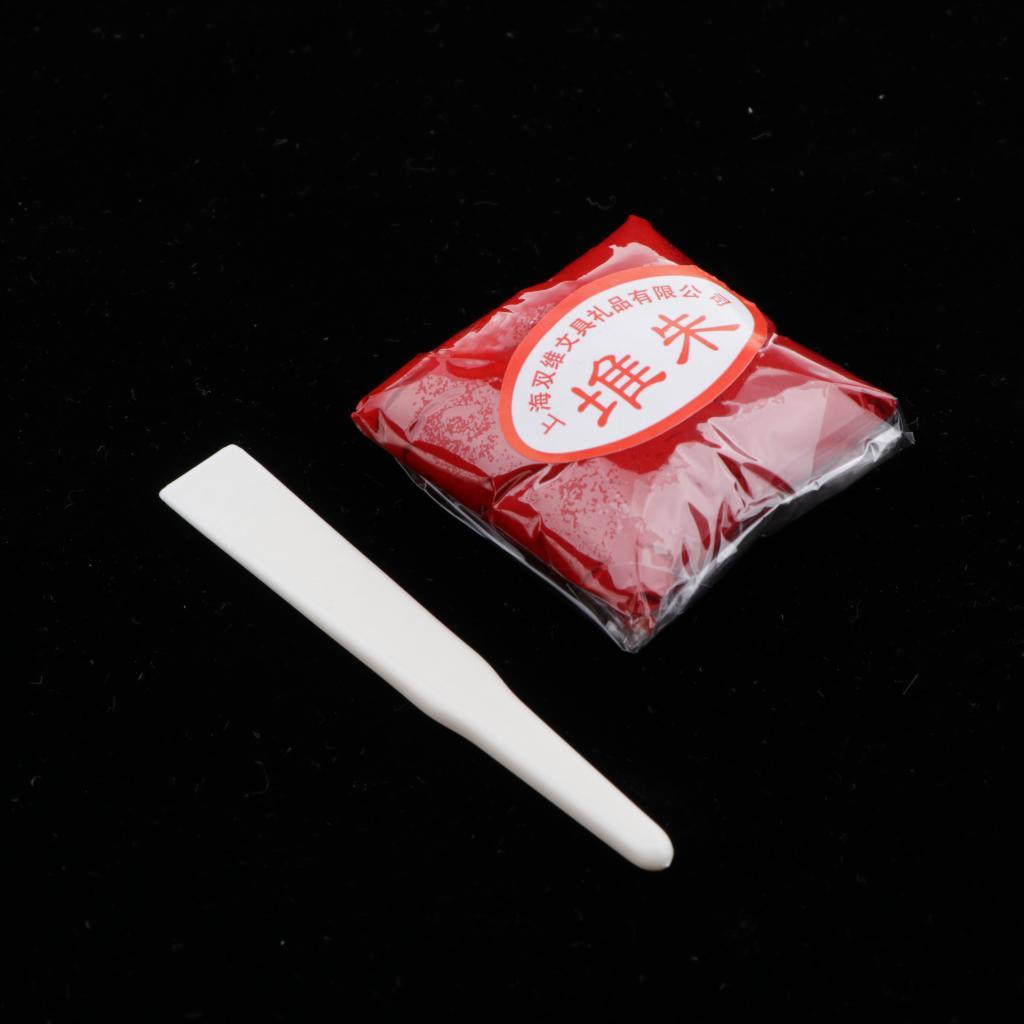 30G Màu Đỏ Dán Cho Dấu Mực Miếng Lót Tranh Thư Pháp Dụng Cụ