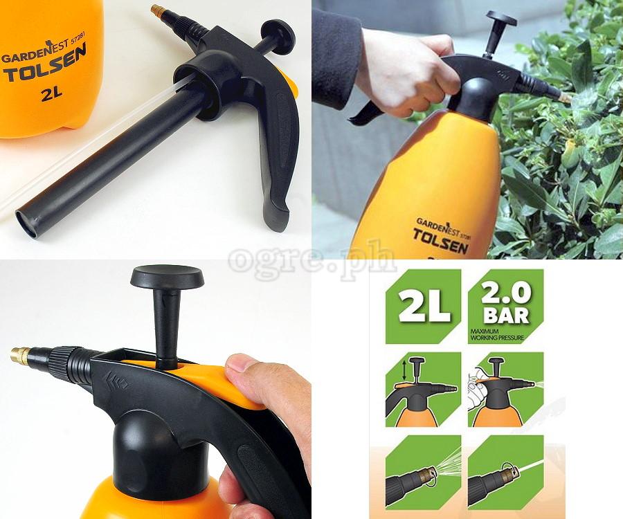 BÌNH PHUN NƯỚC 2 LÍT TOLSEN 57281, 57283 - HÀNH CHÍNH HÃNG