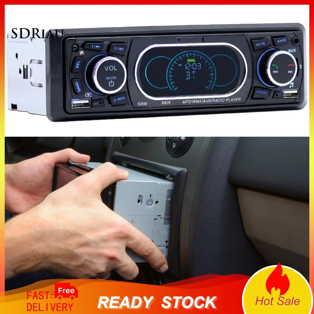 *QCDZ* SWM-8809 Multifunctional Dual USB Hands-free Calls Bluetooth In-Car Hands Free MP3 Player