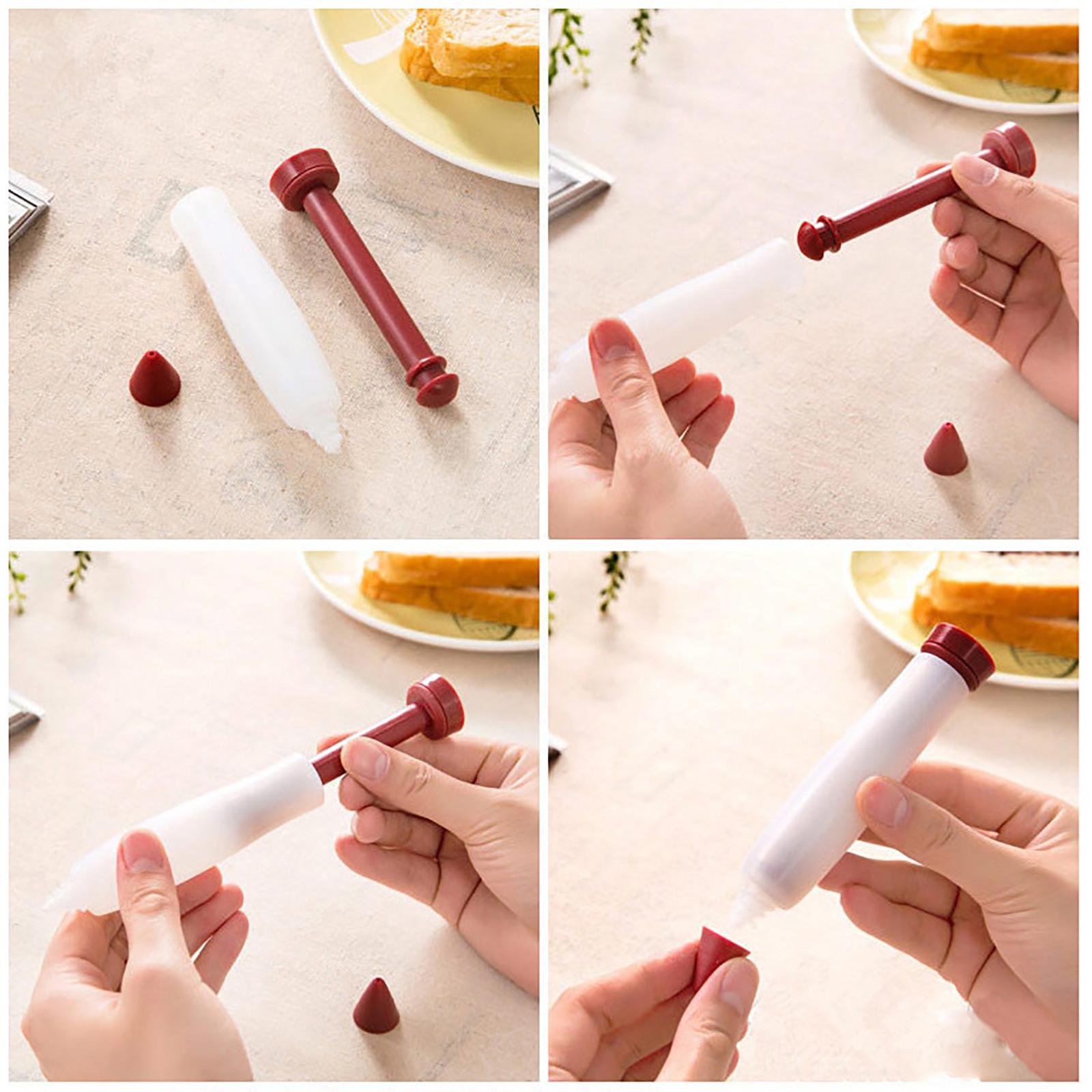 Pastry Icing Pen Công cụ làm bánh Piping Bag Đầu vòi phun Bánh kẹo mềm Kem  Đầu Muffin Món tráng miệng Trang trí Phụ kiện nhà bếp