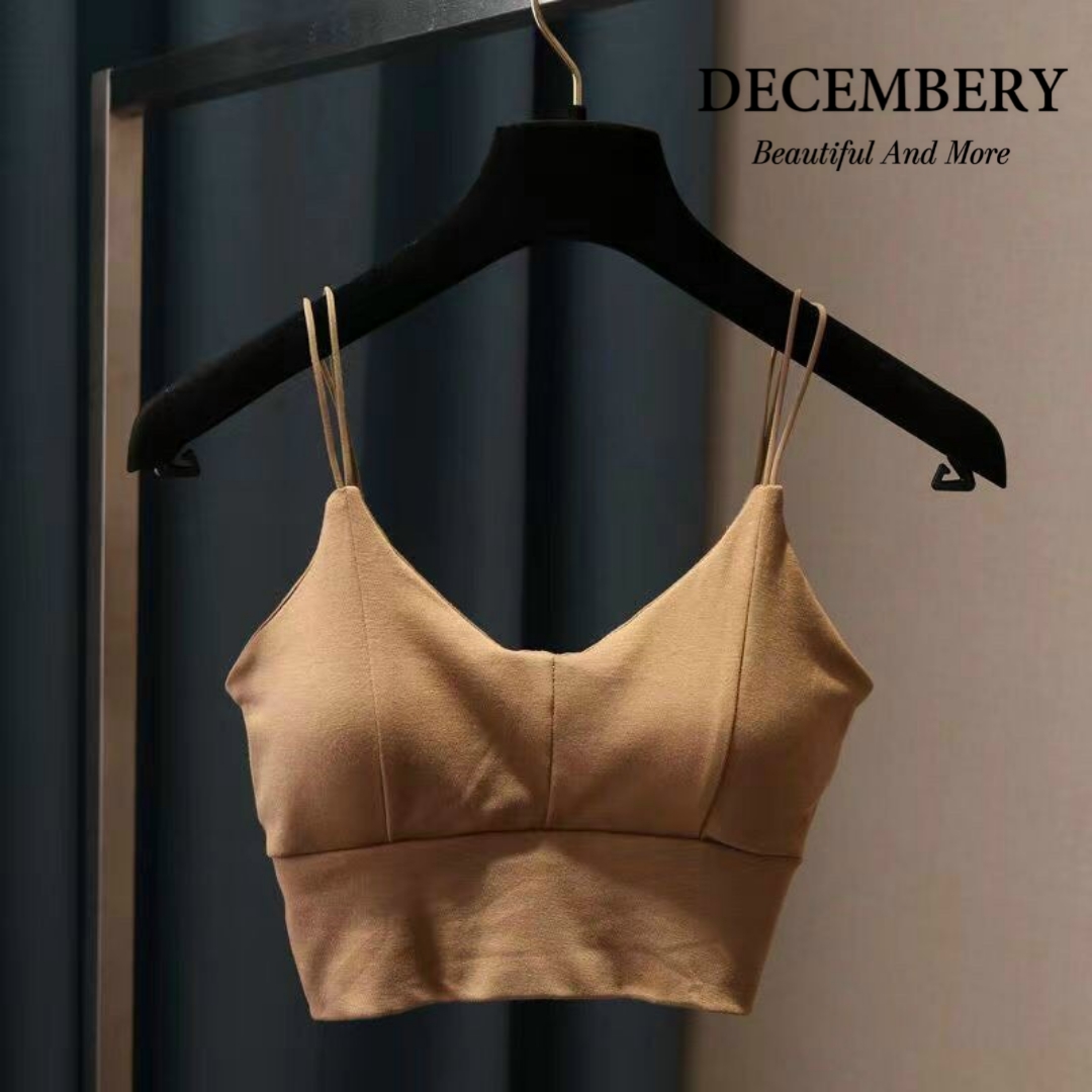 Áo Croptop Hai Dây Decembery Cao Cấp