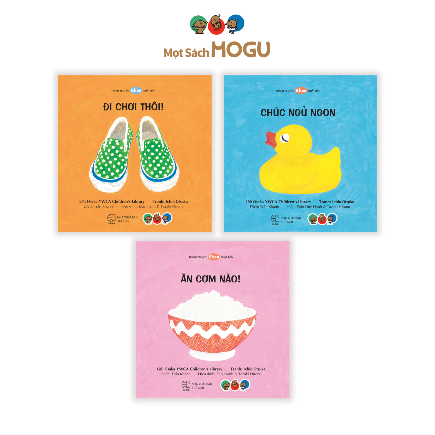 Sách Cho Bé 0 2 Tuổi - Bộ 3 Cuốn Ehon Nhận Biết Màu Sắc, Đồ Vật, Kĩ Năng Hàng Ngày