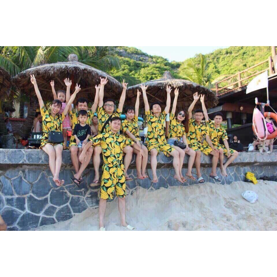 Bộ Pijama Hoa Qủa Nam nữ