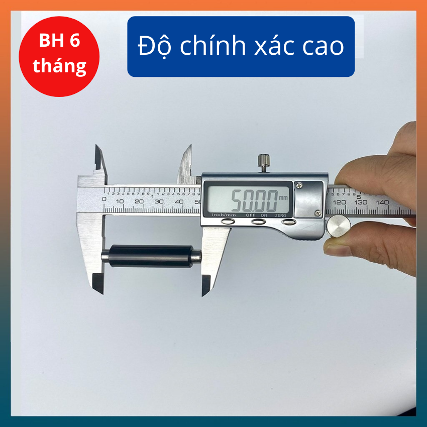 Thước kẹp điện tử 150mm thép hợp kim không rỉ màn hình LCD