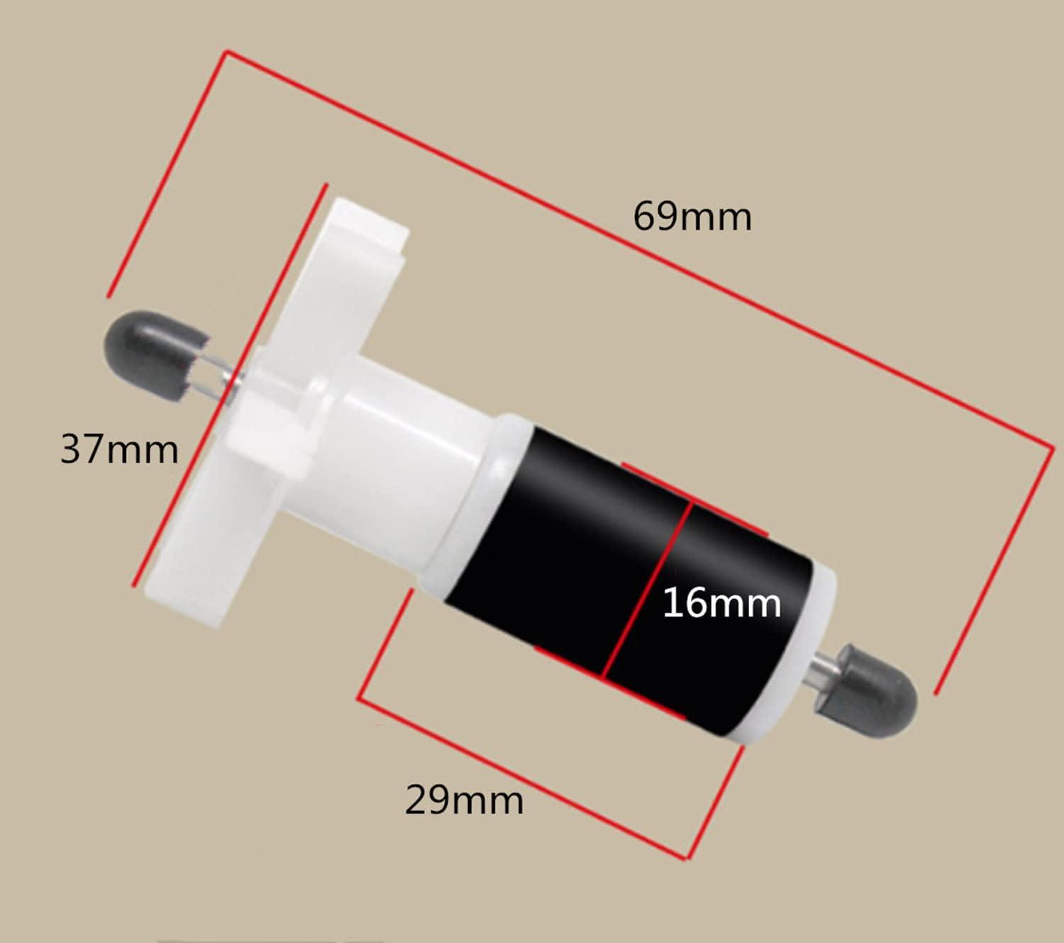 Cánh Quạt Thay Thế Máy Bơm Nước, Hộp Đựng Bộ Lọc Bể Cá Cánh Quạt Lọc Thay Thế Cánh Quạt Cho Máy Bơm Ao - Đen