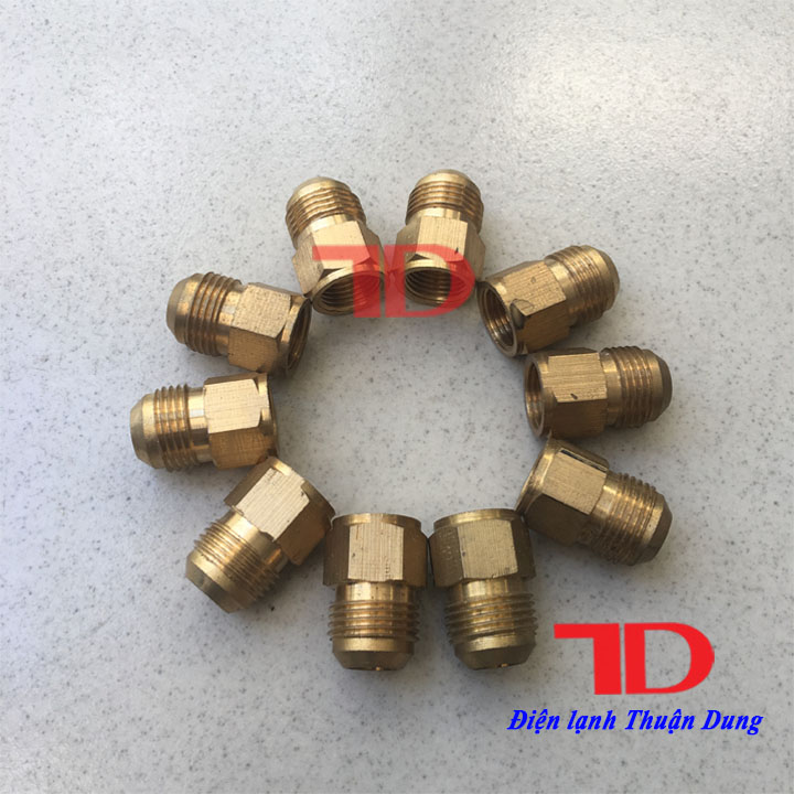 Combo 10 tán tăng ống đồng từ phi 10 lên phi 12.7 đầu cái phi 10 đầu đực phi 12.7