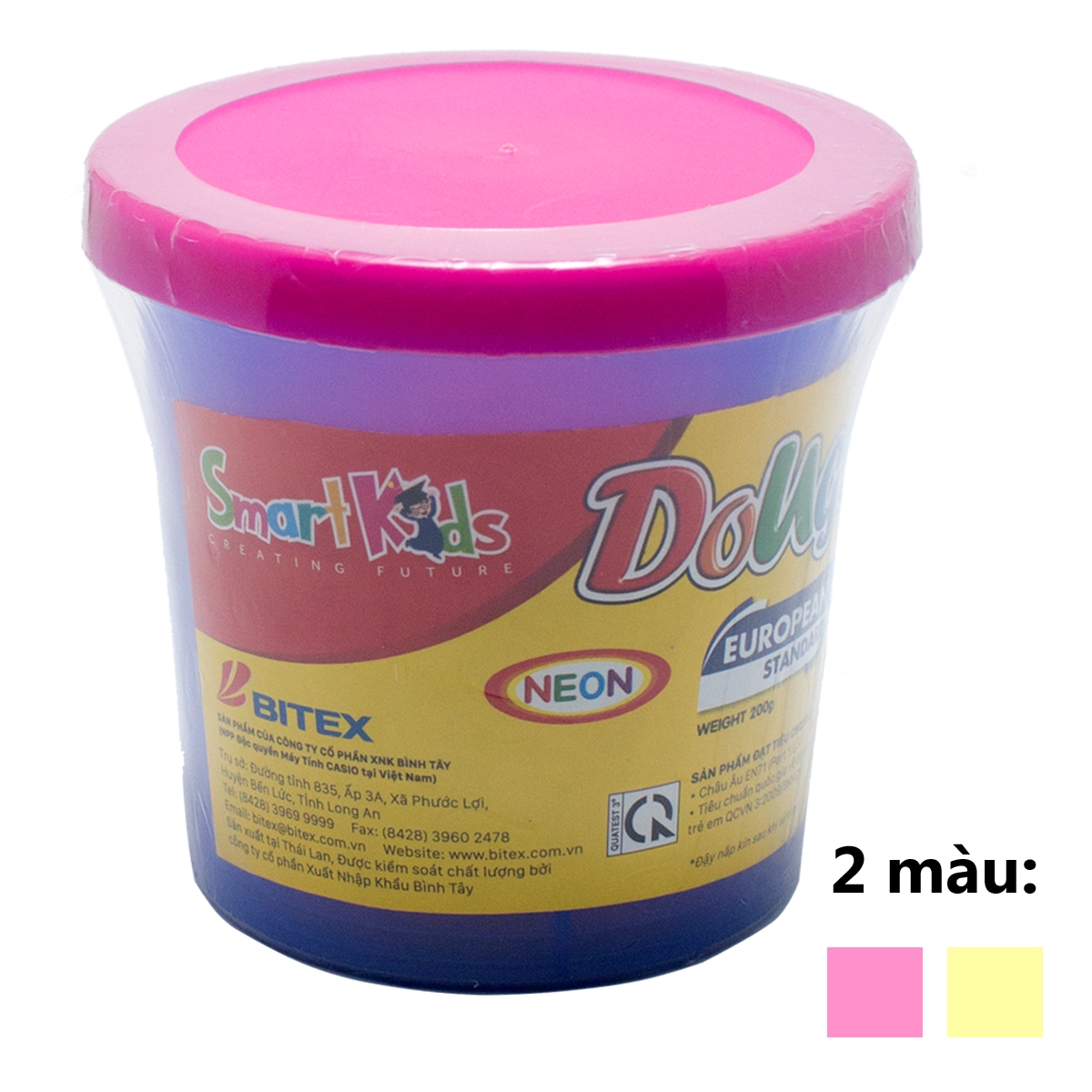 Bộ bột nặn Dough 1 màu loại 200g - SK-DC200N