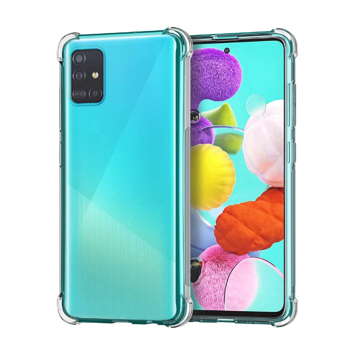 Ốp lưng silicon trong suốt cho điện thoại SAMSUNG GALAXY A12/A21/A23/A31/A32/A33/A51/A52/A53/A71/A72/A73