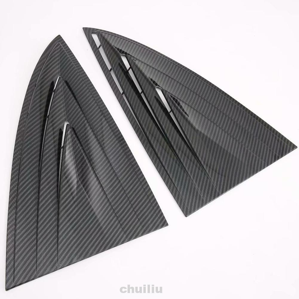 2 Khung Carbon Bảo Vệ Cửa Sổ Xe Hơi Cho Mẫu 3