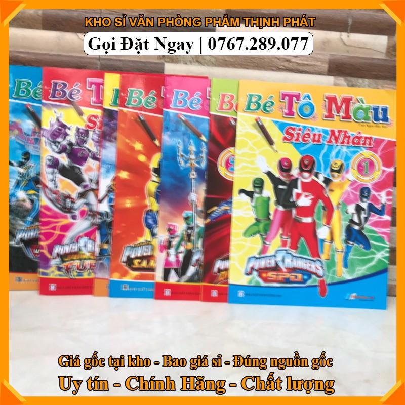 BÉ TẬP TÔ MÀU SIÊU NHÂN