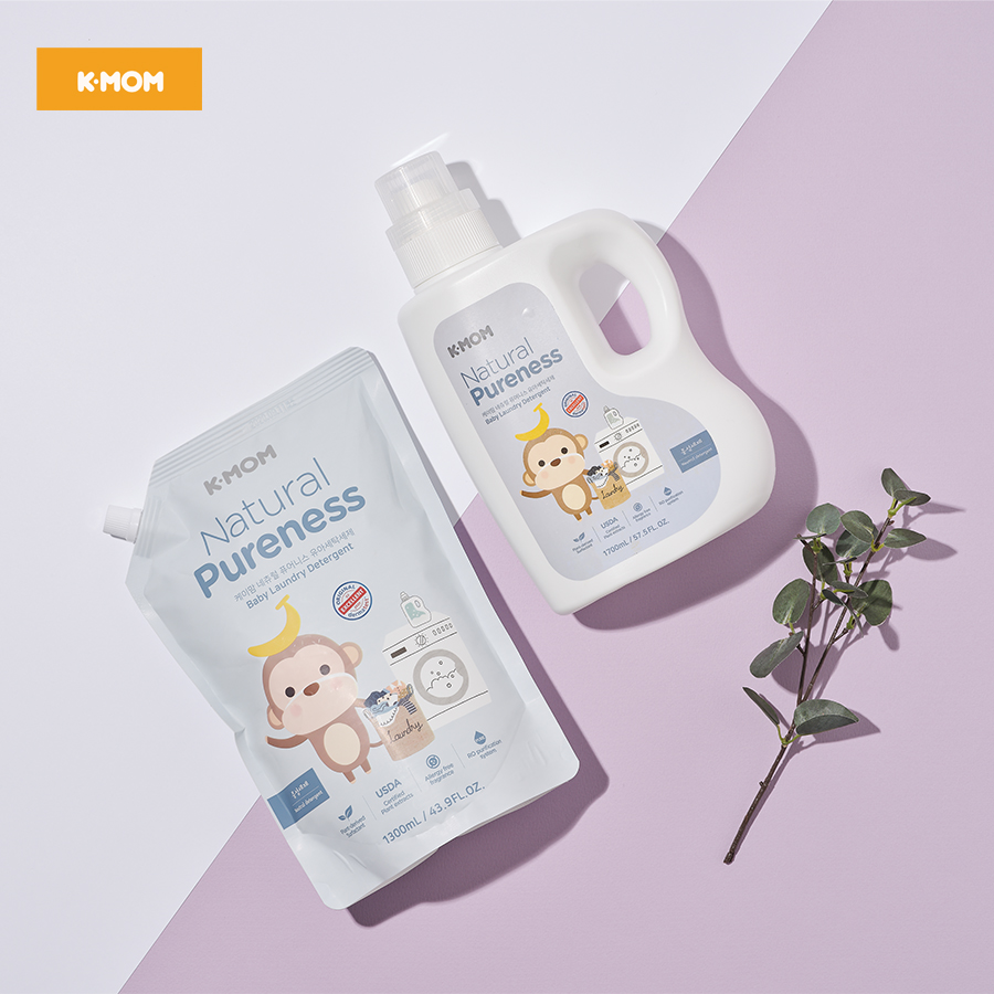 NƯỚC GIẶT ĐỒ SƠ SINH HỮU CƠ K-MOM HÀN QUỐC (CAN 1700ML)