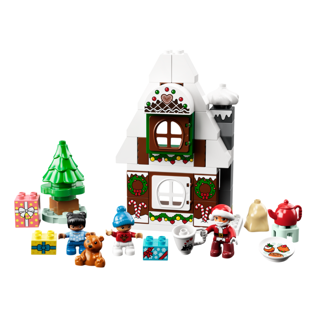 Đồ Chơi Lắp Ráp Cho Bé - LEGO DUPLO 10976 Ngôi nhà bánh gừng của ông già Noel (50 chi tiết)