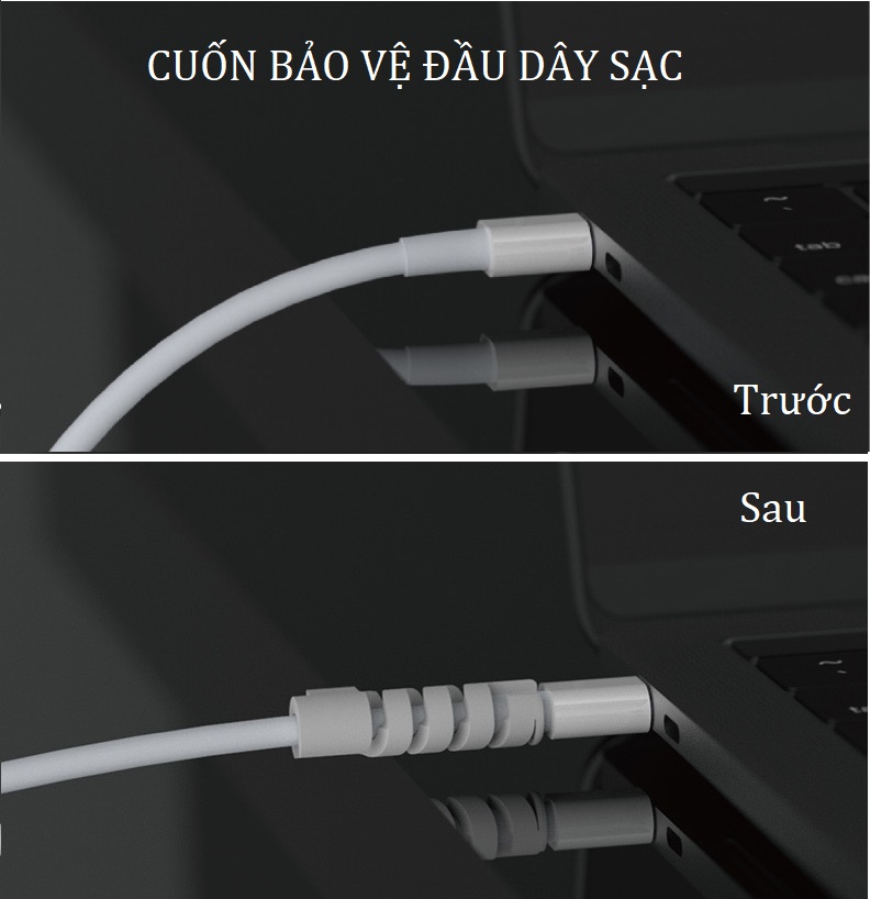 Ốp bọc bảo vệ sạc đa năng dành cho laptop Macbook