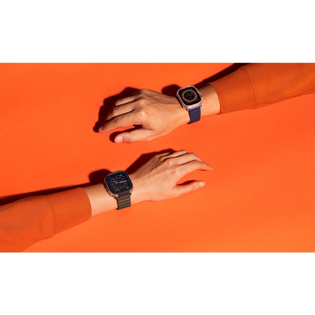 Ốp UNIQ Garde Hybrid With Screen Protection Cho Apple Watch Ultra (49mm) bằng PC cảm ứng siêu nhạy độ cứng 4H chống xước Hàng Chính Hãng