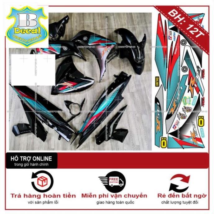 TEM RỜI EX 2011 R XANH ĐEN