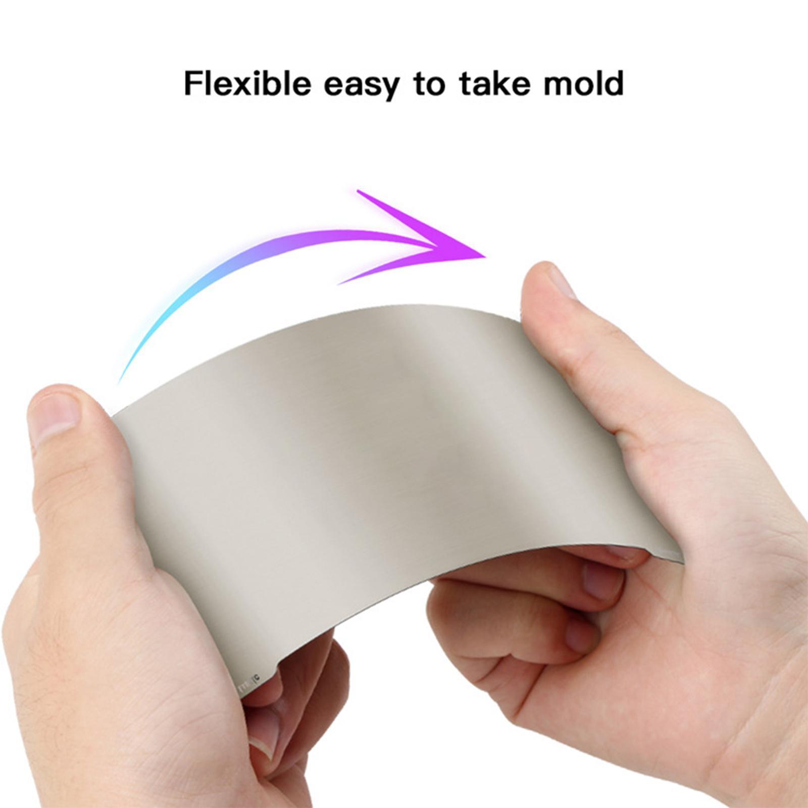 Resin Magnetic Flexible Spring Steel Build Plate, 102x59mm, 3D Printing Platform Spring Plate Kit, Sticker Heated Bed for Longer Orange 10