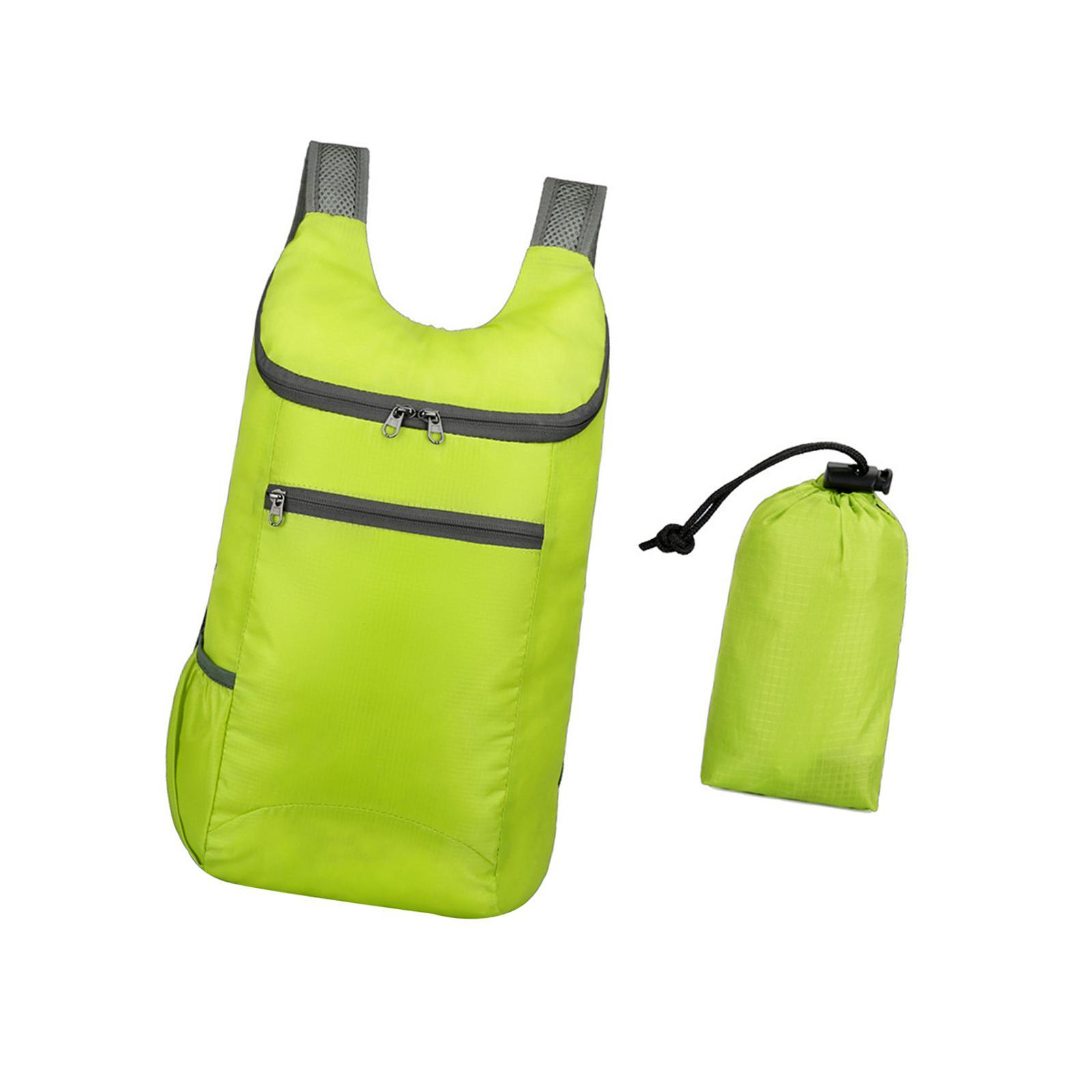 Outdoor Daypack Folding Shoulder Bag Rucksack for Walking Camping Trekking