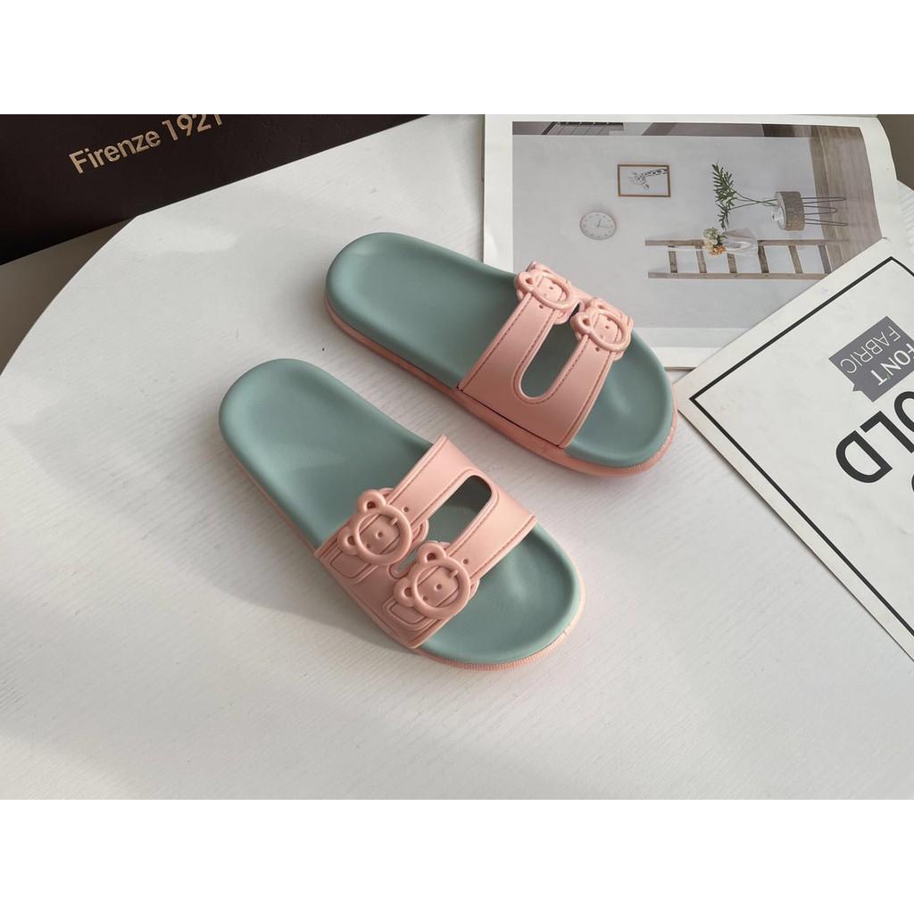 Dép lê, quai ngang for girls sắc mầu kute   - Thời Trang PKT