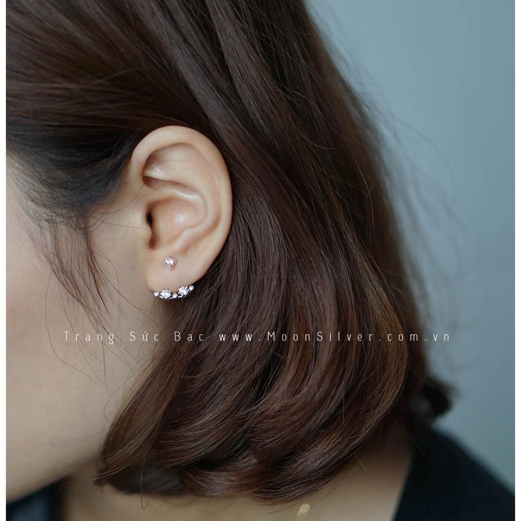 Khuyên tai dẻ quạt 2 trong 1