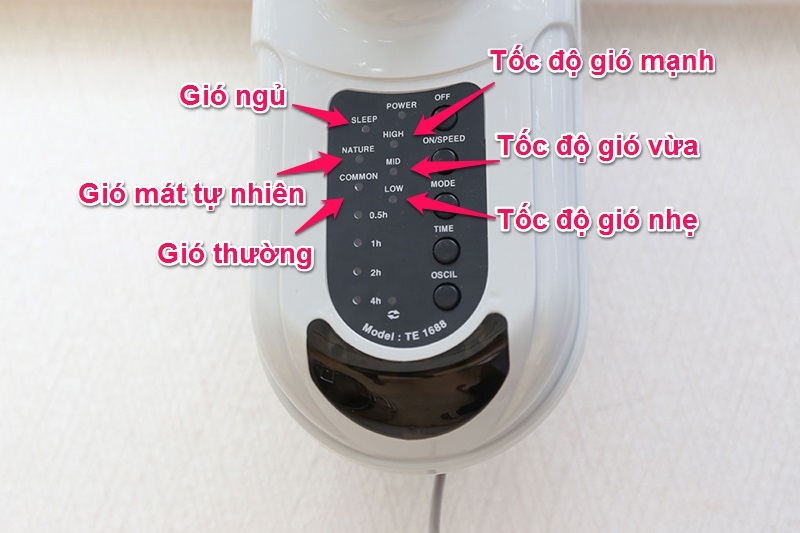 Quạt treo tường 3 cánh 50W  Lifan TE-1688 - Có REMOTE - Hàng chính hãng