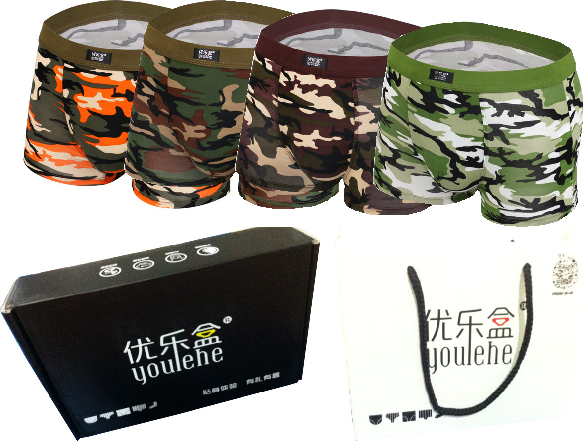 Hộp 4 Sịp Đùi, Quần Lót Boxer Thông Hơi HÀNG NHẬP KHẨU