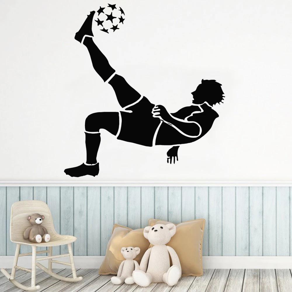 Decal trang trí tiệm bóng đá