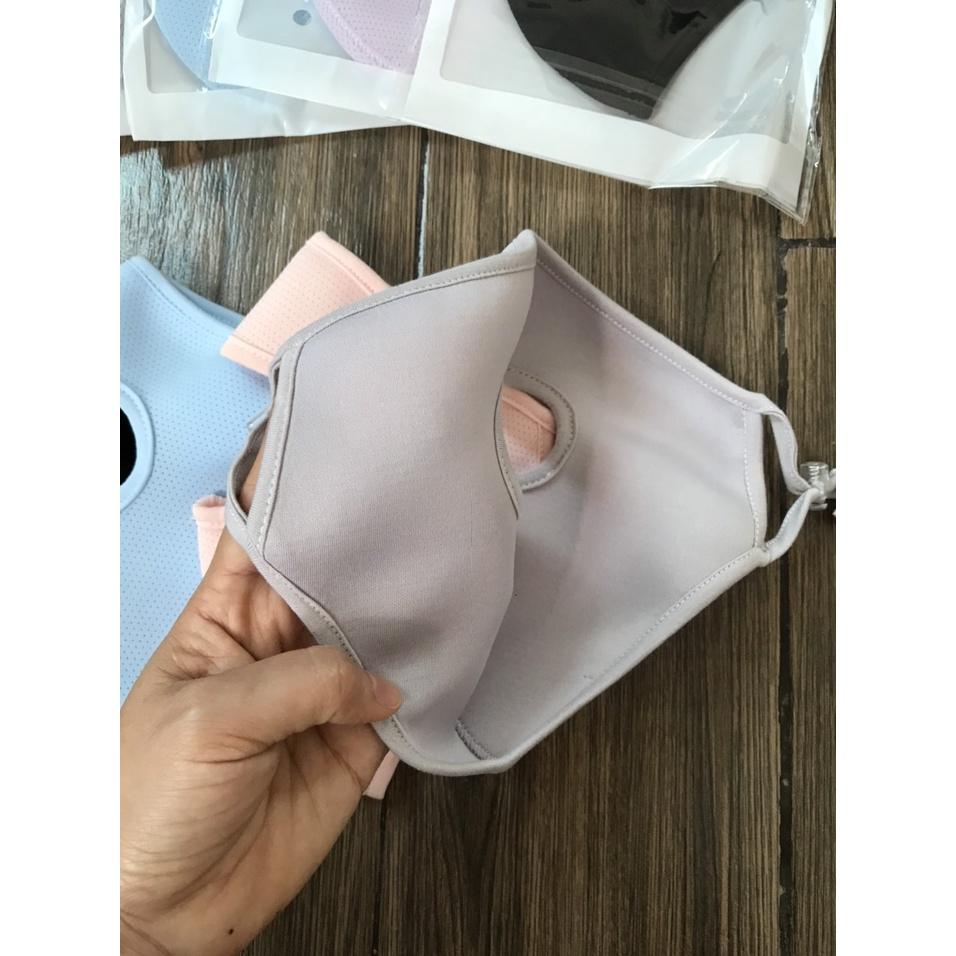 Khẩu trang ninja 2 lớp dày dặn vải cotton thông hơi thoáng mát chống nắng chống gió bụi thích hợp nam và nữ