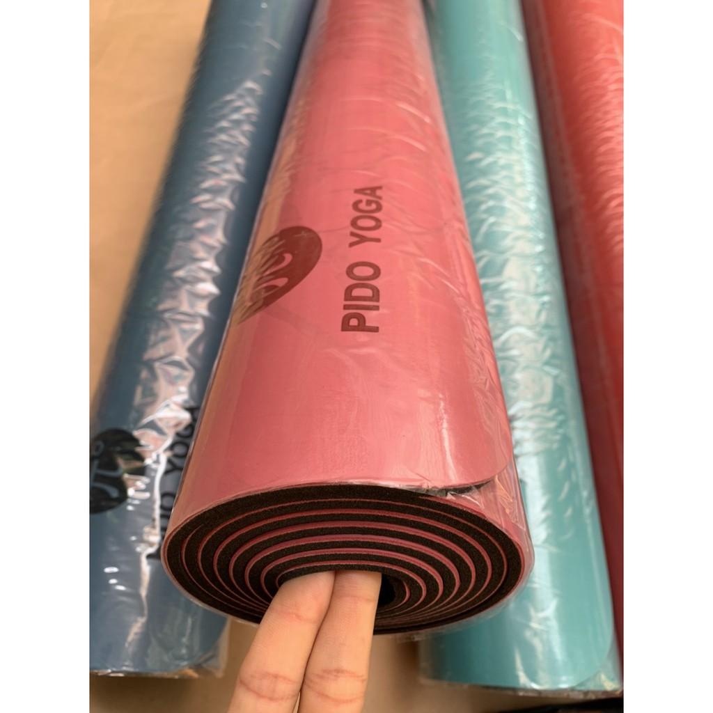 Thảm tập Yoga PIDO định tuyến PU cao cấp 5mm chống trơn trượt tốt(kèm túi và dây)