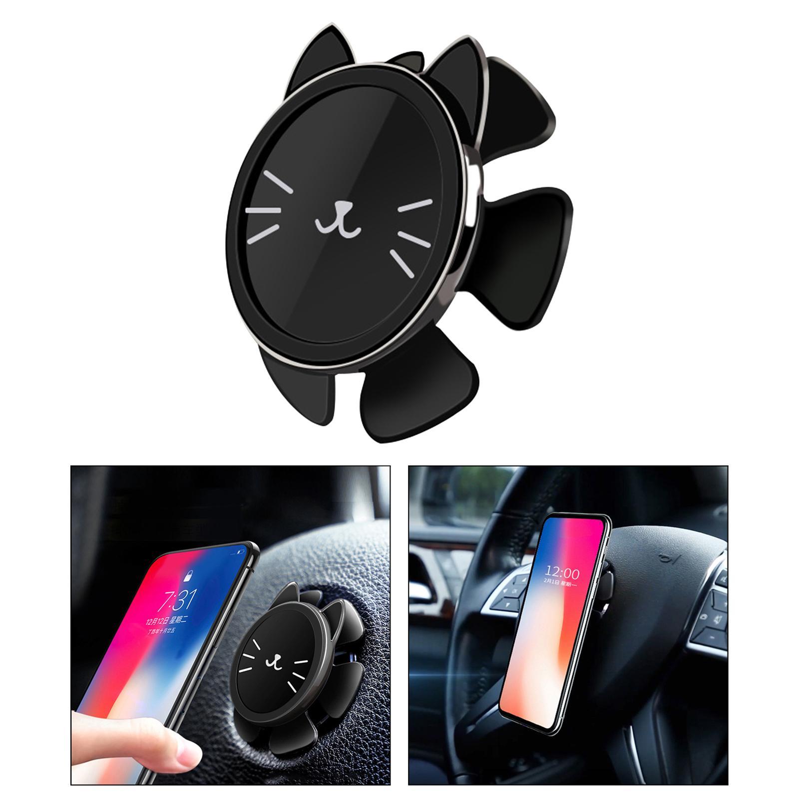 Universal Car Phone Mount Holder Magnetic Hands Free 360 Rotation