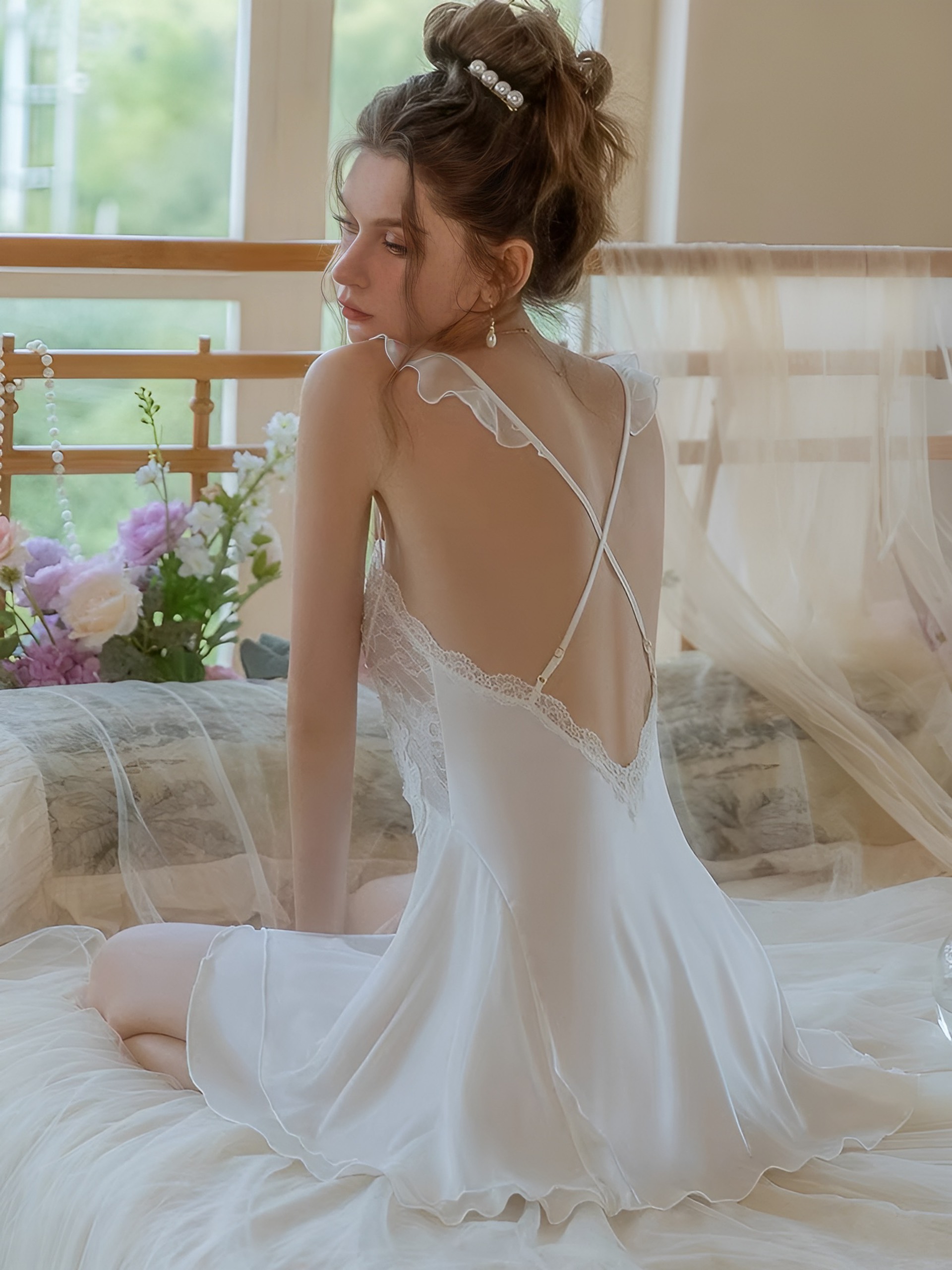 Váy Ngủ Nữ Tính Quý Phái - B.Lingerie