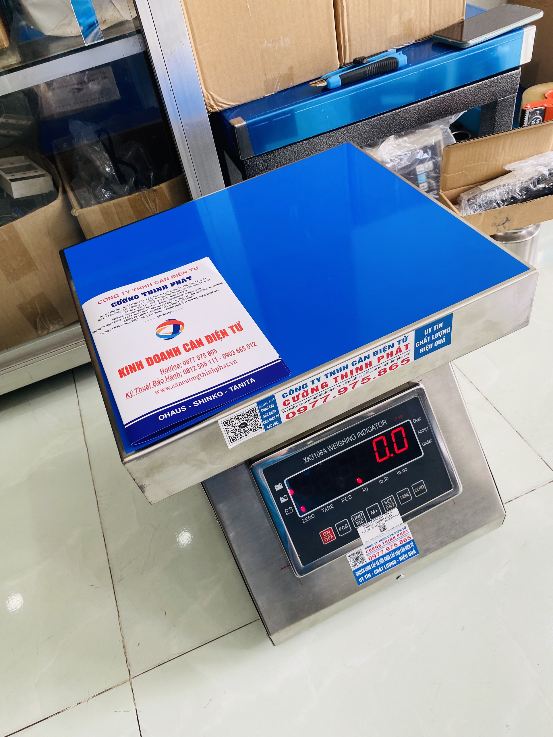 Cân Ghế Ngồi Inox XK3108A Mức Cân 300kg Độ Đọc 0.02kg