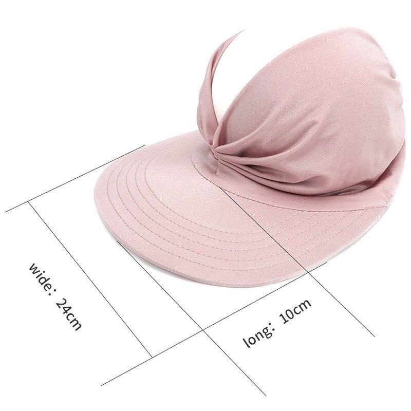 Women Beach Hats Summer Outdoor Sun Shade Wide Brim Caps Hat Empty Top Breathable Sunscreen Sunhat Visor Sport Caps Hats
