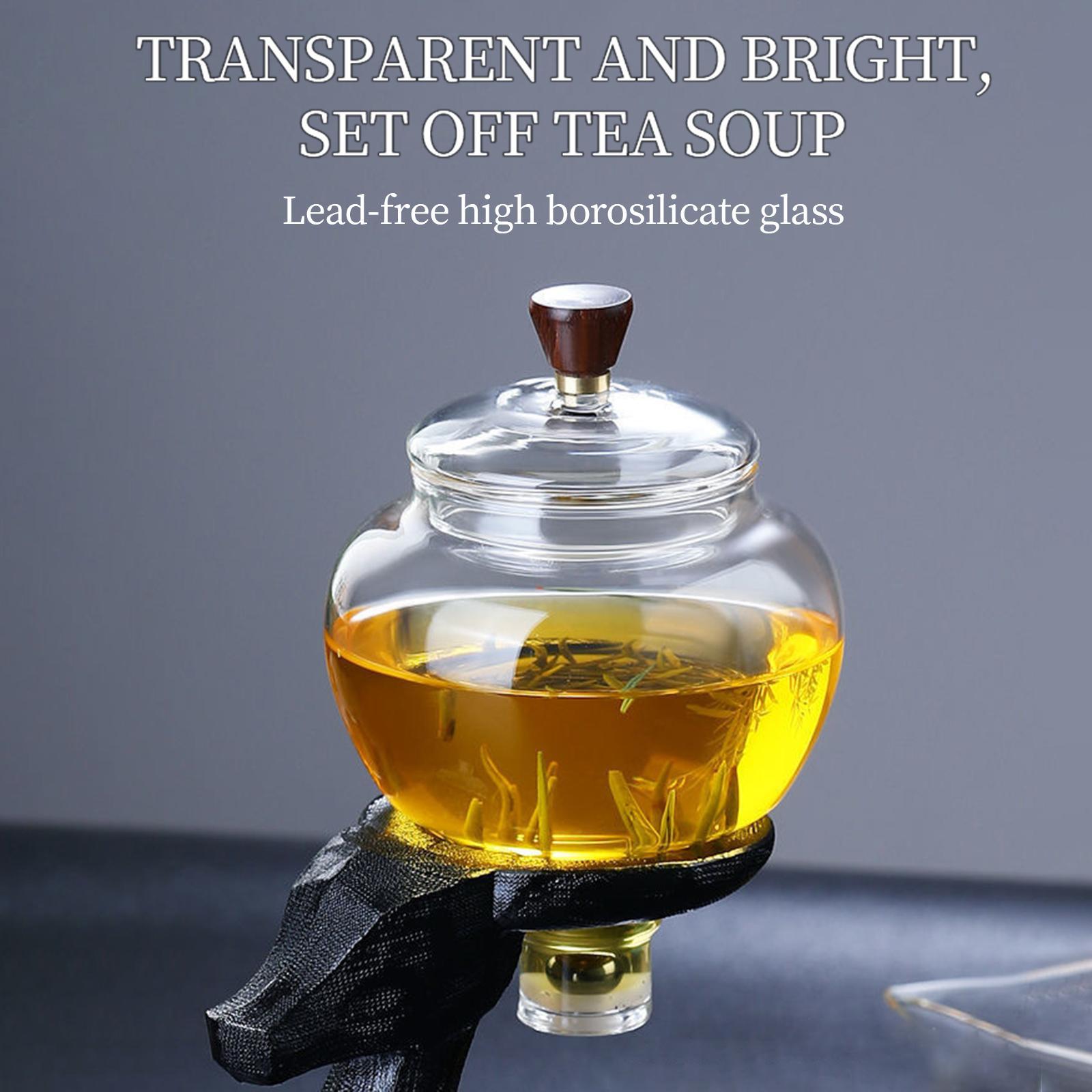 Glass Teapot Infuser Drip Pot Tea Making Infuser Tea Drip Pot for Home