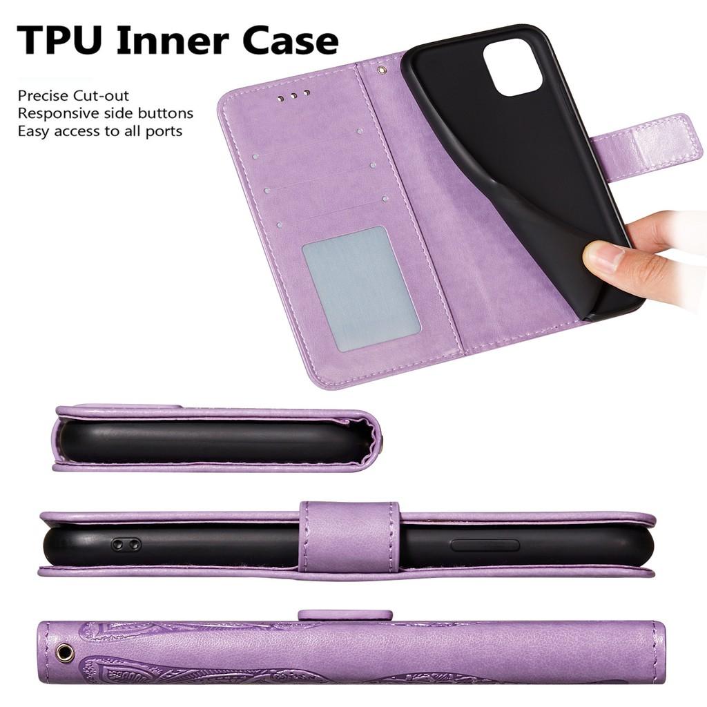 Bao Da Nắp Gập Có Ngăn Đựng Thẻ Cho Iphone 12 Pro Max Iphone 12 Mini Iphone 11 Pro Max