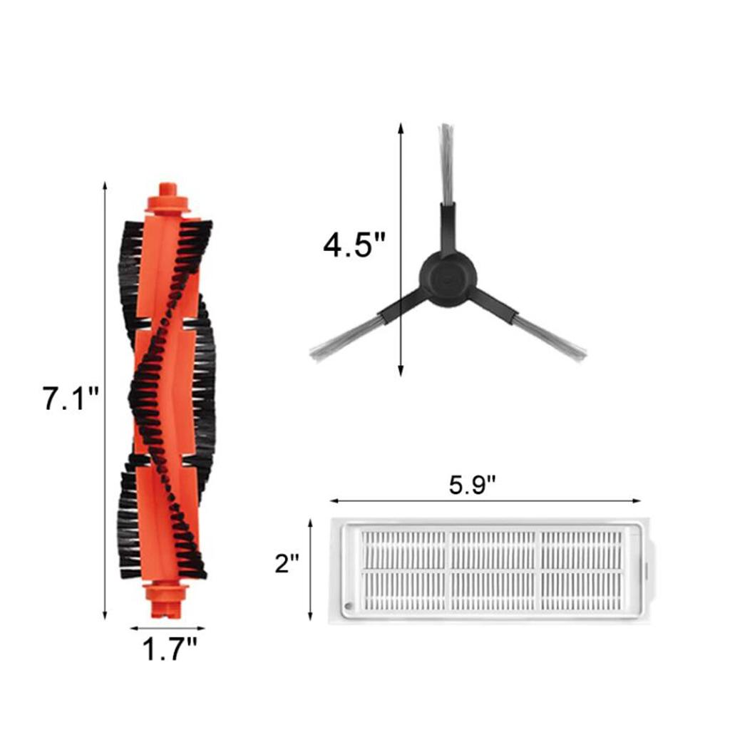 Robot Floor Sweeper Vacuum Cleaner Replace Accessories Kit for  STYJ02YM Series