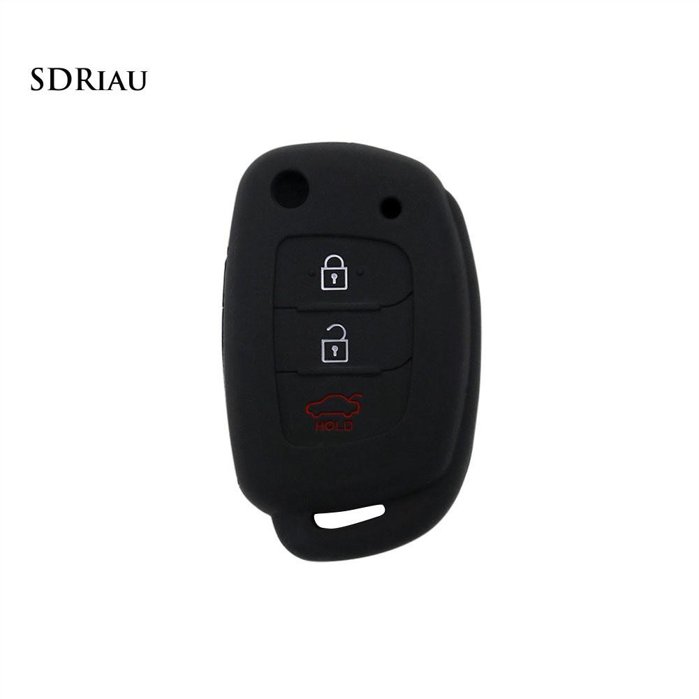 Vỏ silicone 3 nút bảo vệ chìa khóa xe ô tô Hyundai