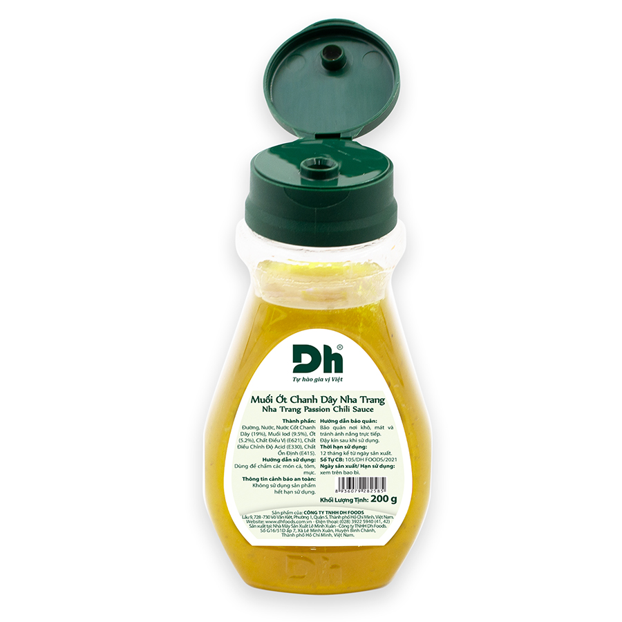Combo 2 Muối Ớt Chanh Dây Nha Trang Dh Foods 200g