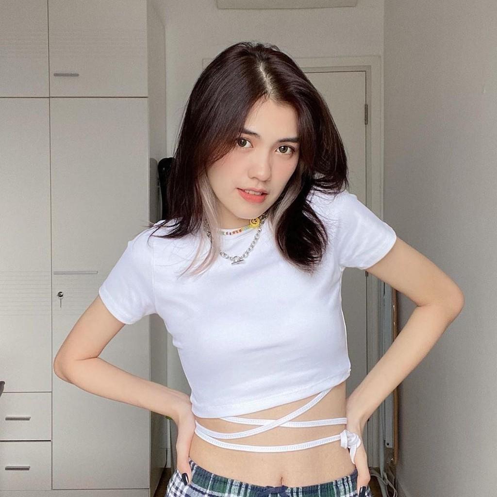 Áo Croptop Body Nơ Buộc Dáng Ôm Mịn Mát Hot Trend