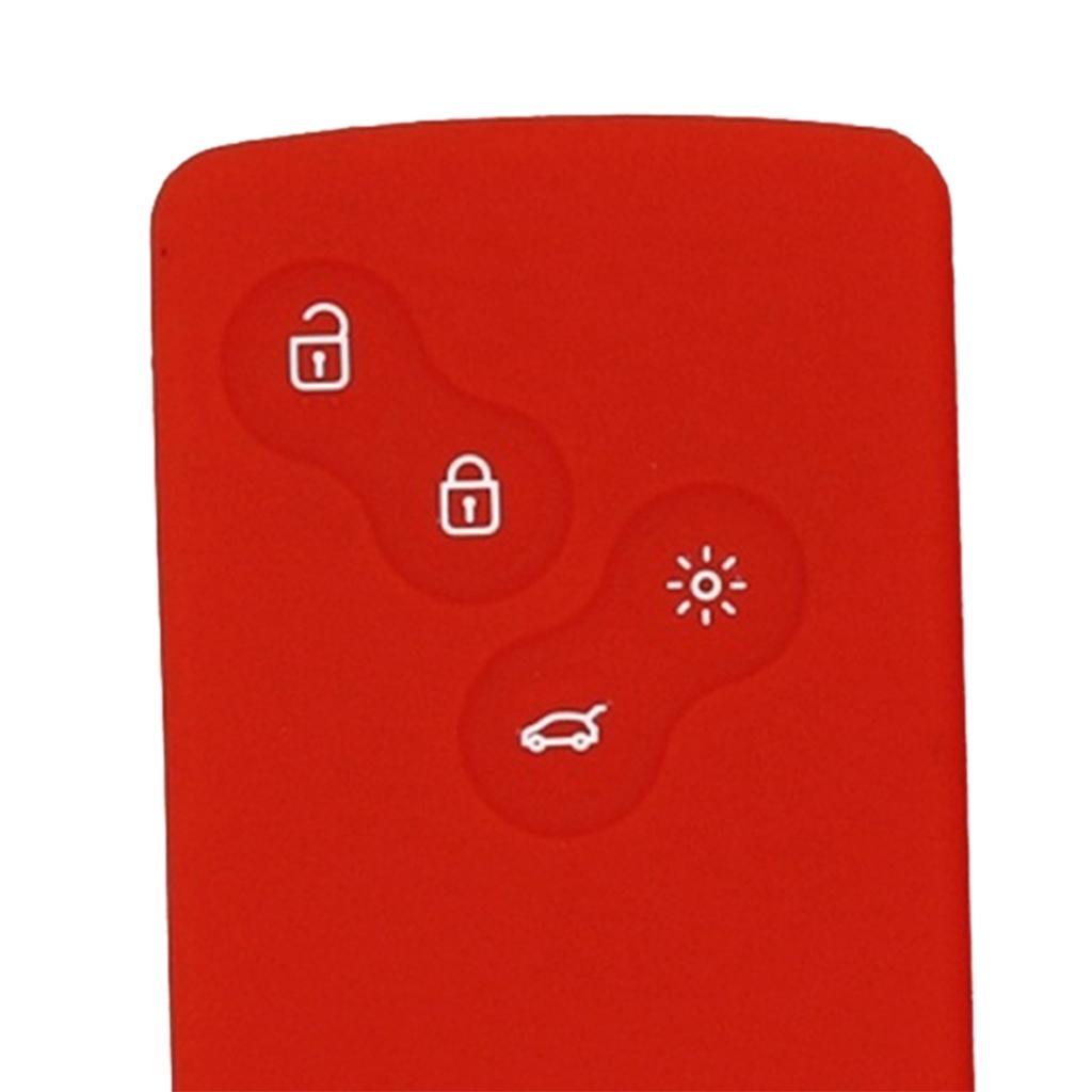 Key Fob 4 Buttons Silicone Protector Cover Case For